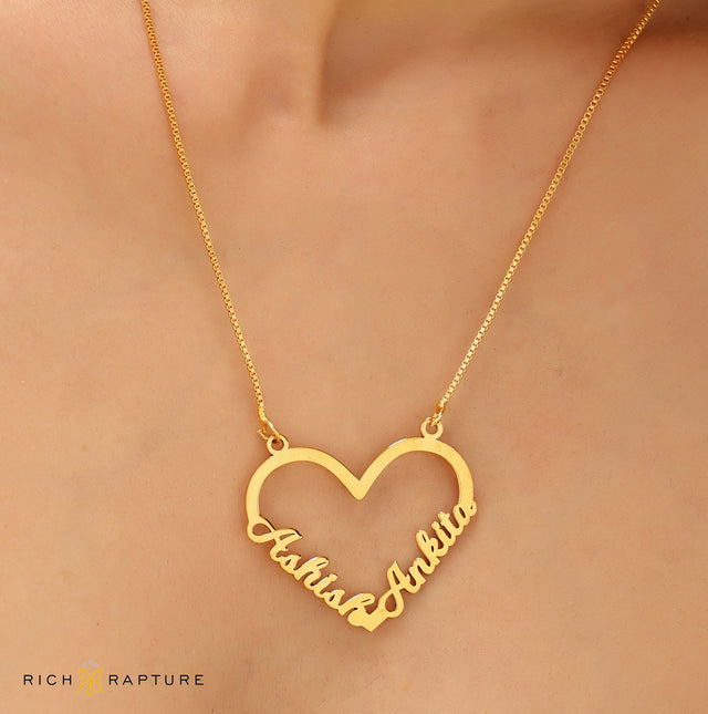 HeartĀ Couple PendantĀ Necklace