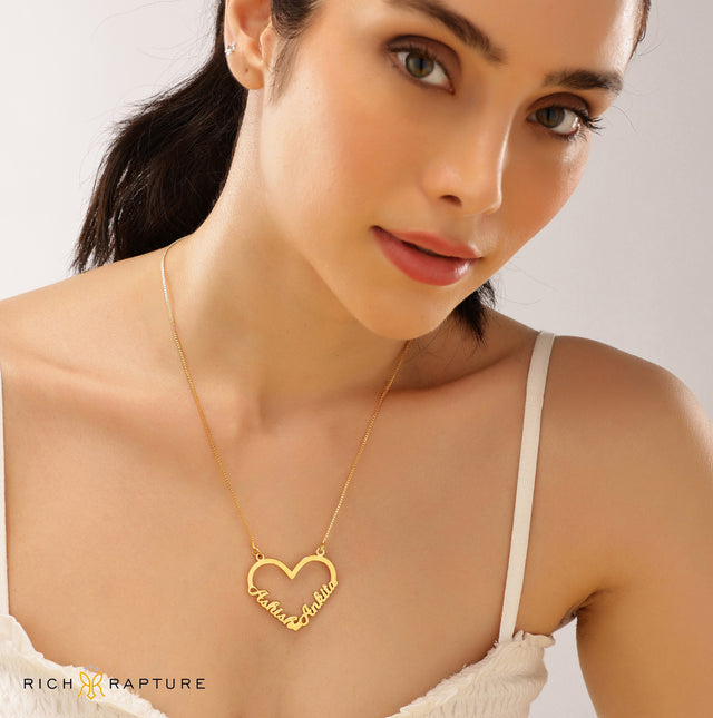 HeartĀ Couple PendantĀ Necklace