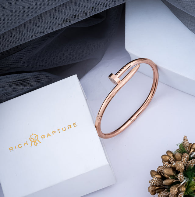 Nail Chic Gold-Plated Bracelet
