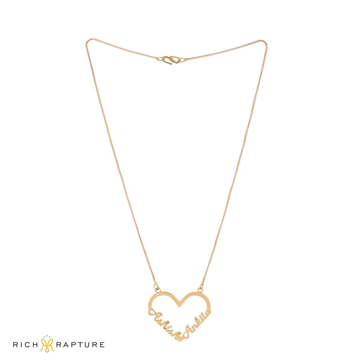 Heart Couple Pendant Necklace
