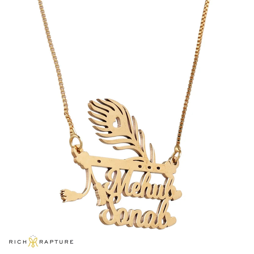 Couple  Name Necklace
