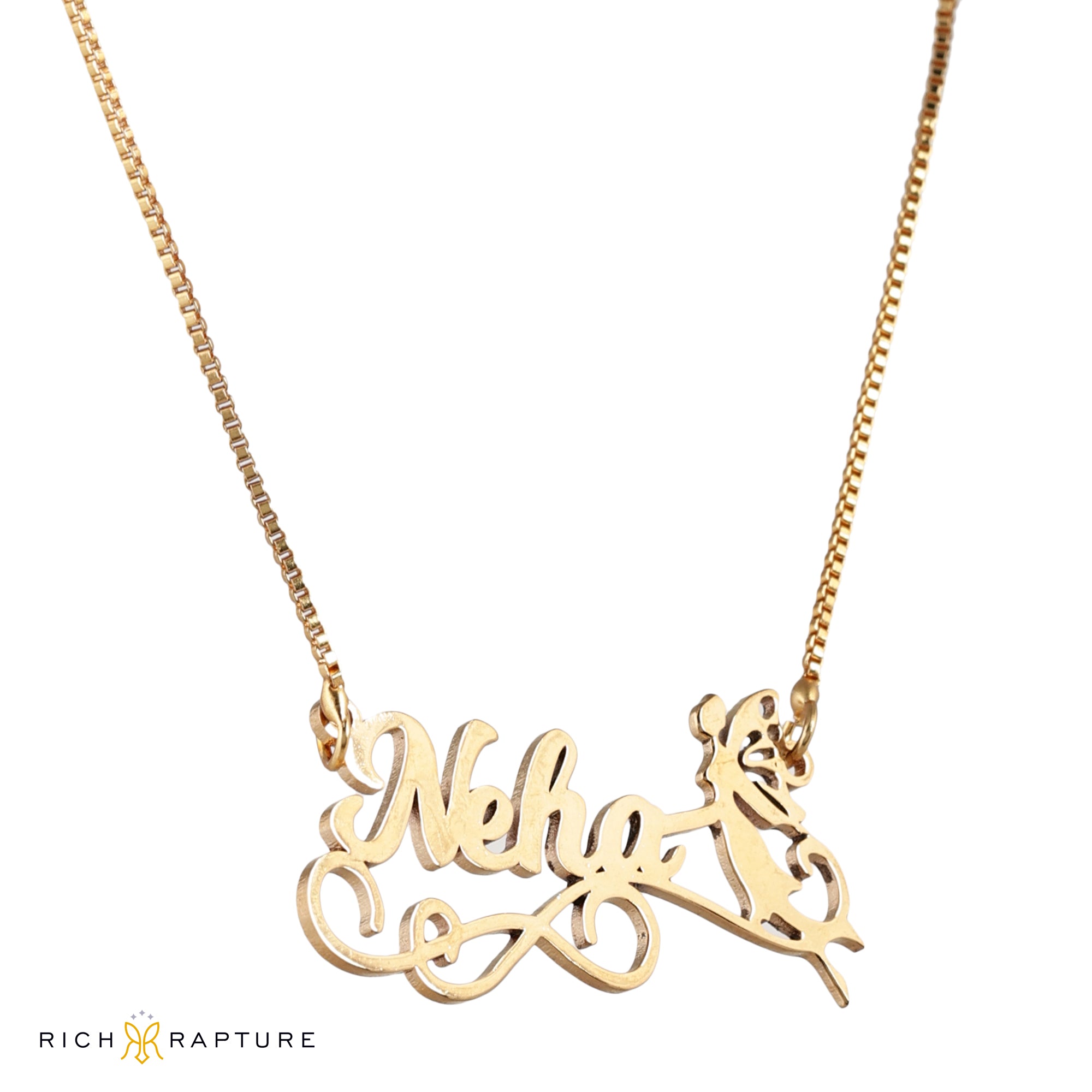 Fairy Angle Name Necklace