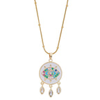 Mystic Evil Eye Chandelier Drop Necklace