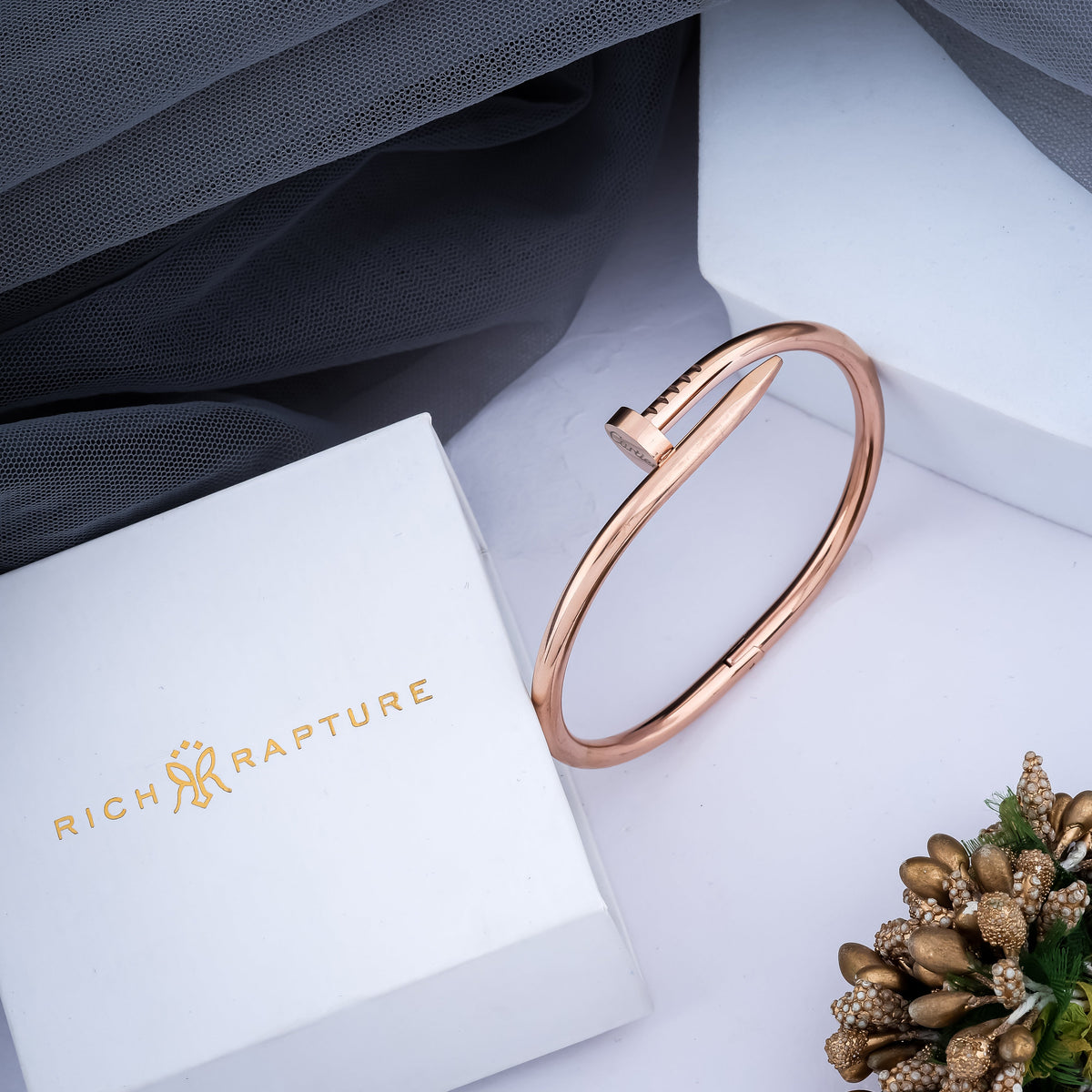 Nail Chic Gold-Plated Bracelet