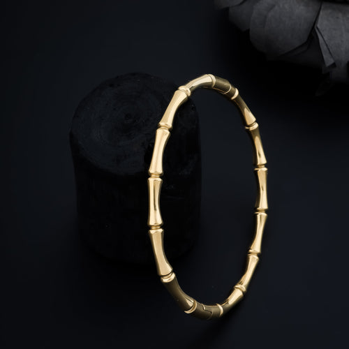 Bamboo Charm Gold-Plated Bracelet